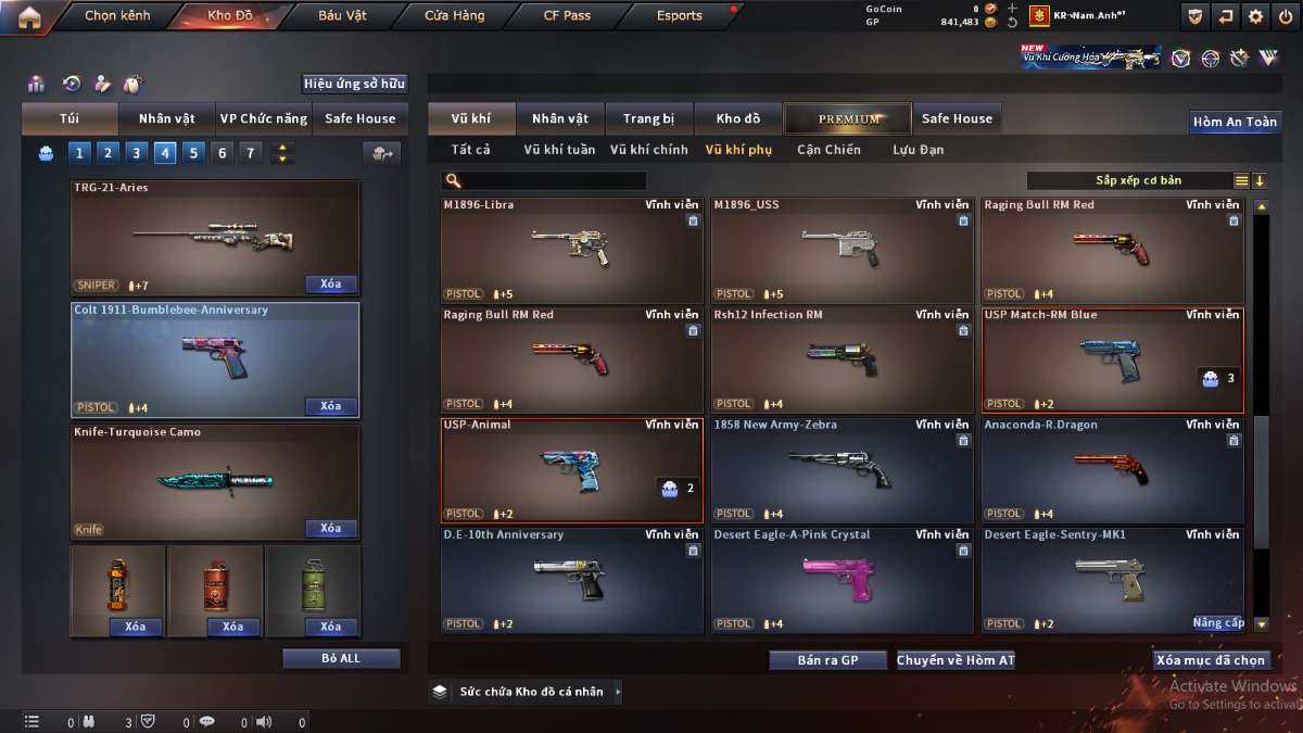 shop acc cf uy tin gia re
